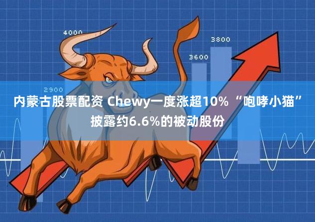 内蒙古股票配资 Chewy一度涨超10% “咆哮小猫”披露约6.6%的被动股份