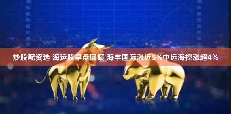 炒股配资选 海运股早盘回暖 海丰国际涨近5%中远海控涨超4%