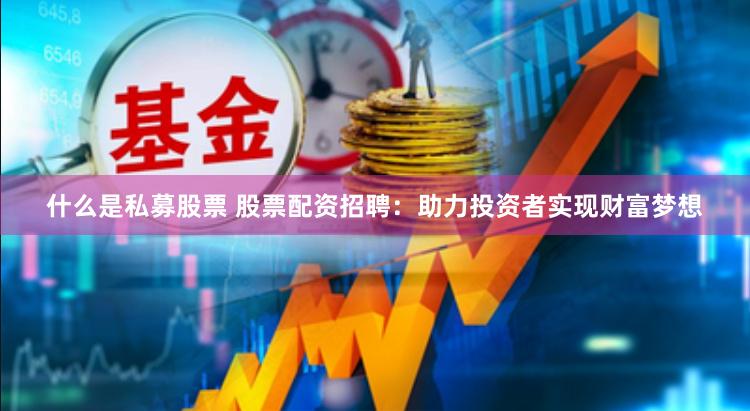 什么是私募股票 股票配资招聘:助力投资者实现财富梦想
