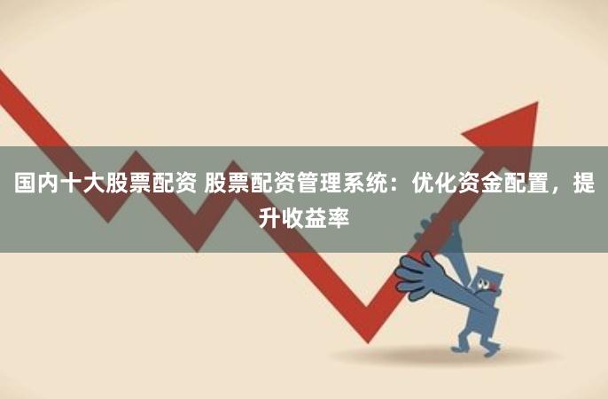 国内十大股票配资 股票配资管理系统:优化资金配置,提升收益率